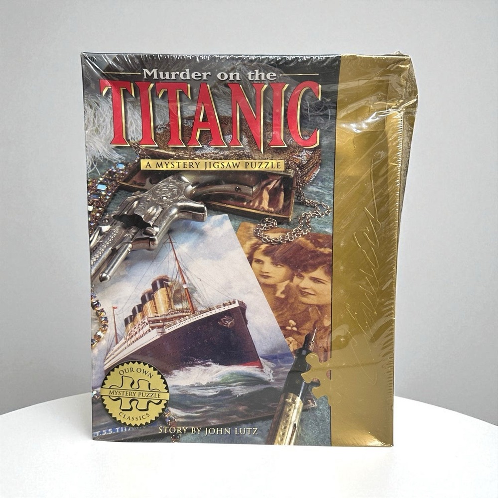 Murder on the Titanic: A Mystery Jigsaw Puzzle 1000 Pieces 2007 New Sealed‎